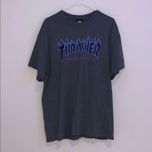 oversized thrasher tee